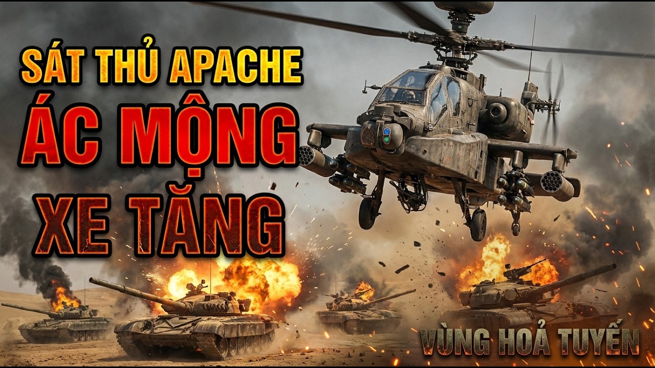 Ác Mộng Xe Tăng: Giải Mã Sát Thủ AH-64 Apache | VÙNG HOẢ TUYẾN