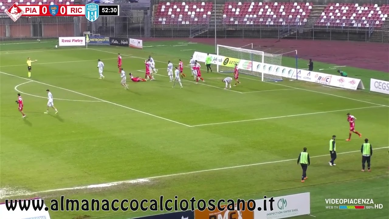 Serie D Girone D Piacenza-United Riccione 1-0