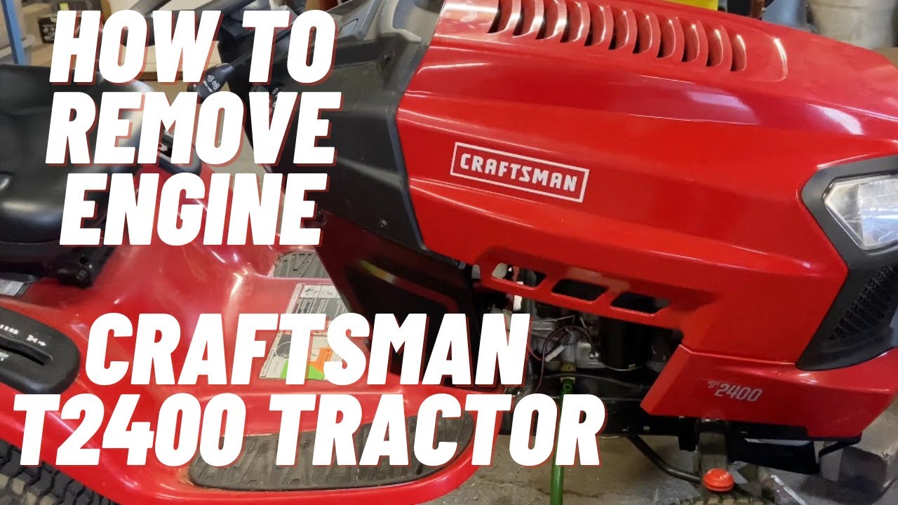 How to Remove Engine on a Craftsman Tractor