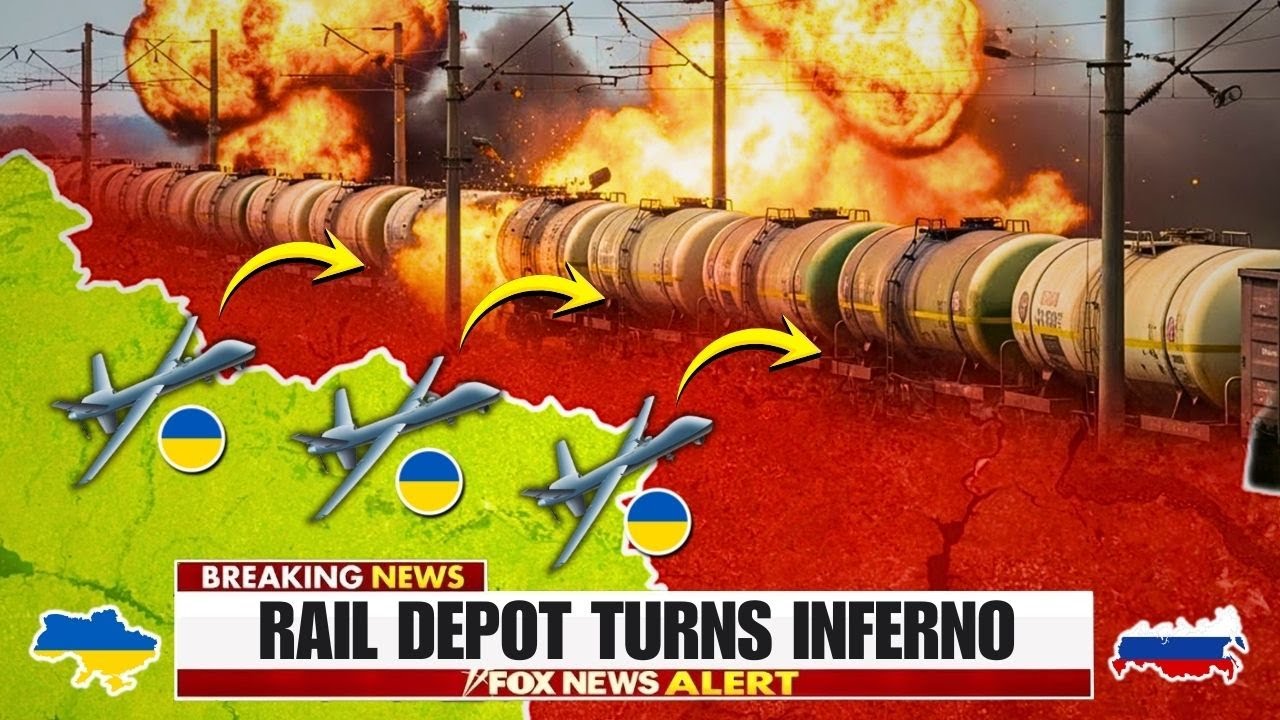 Ukrainian FP2 Drones Punch Through Tor M2 and Hit the Train Anyway | Ukraine War