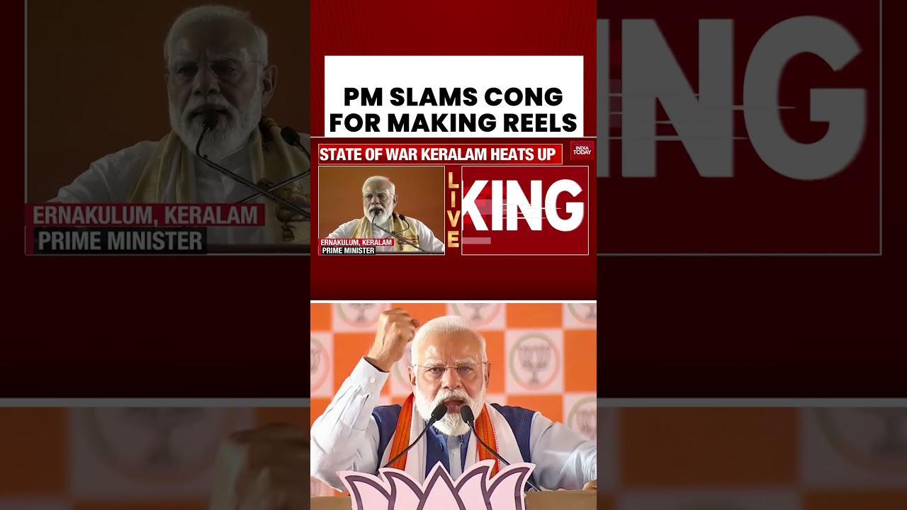 PM Modi Criticises Indian National Congress Over Statements on West Asia Crisis #pmmodi #kerala #war