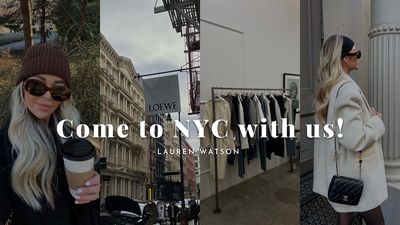 MY FIRST EVER VLOG - COME TO NYC WITH ME!