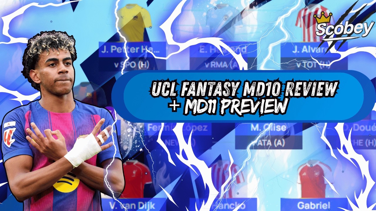 #uclfantasy MD10 Review + MD11 Preview! - TOP 2.1K - 8th in AUS! 🌏
