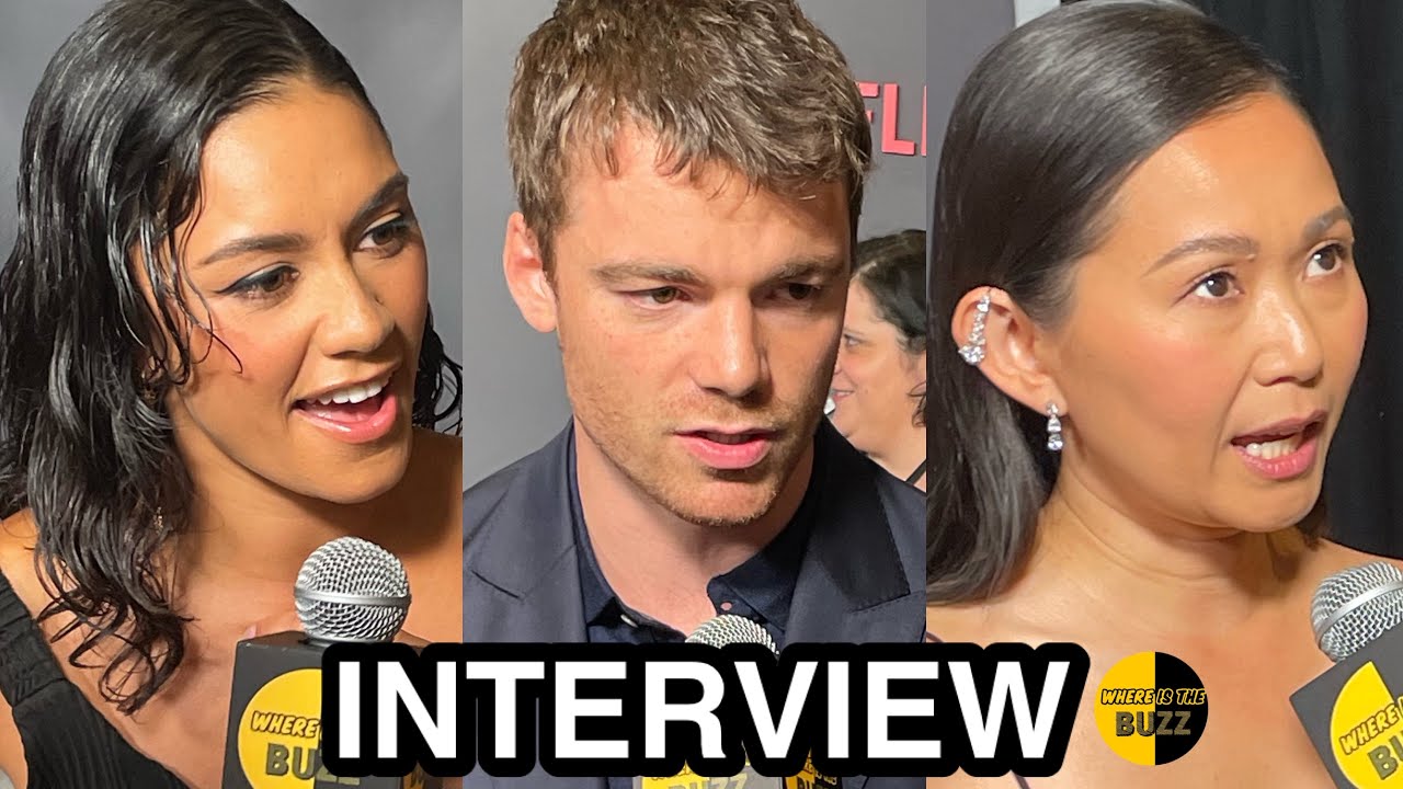 THE NIGHT AGENT RED CARPET INTERVIEW: Gabriel Basso, Luciane Buchanan, Hong Chau, and More