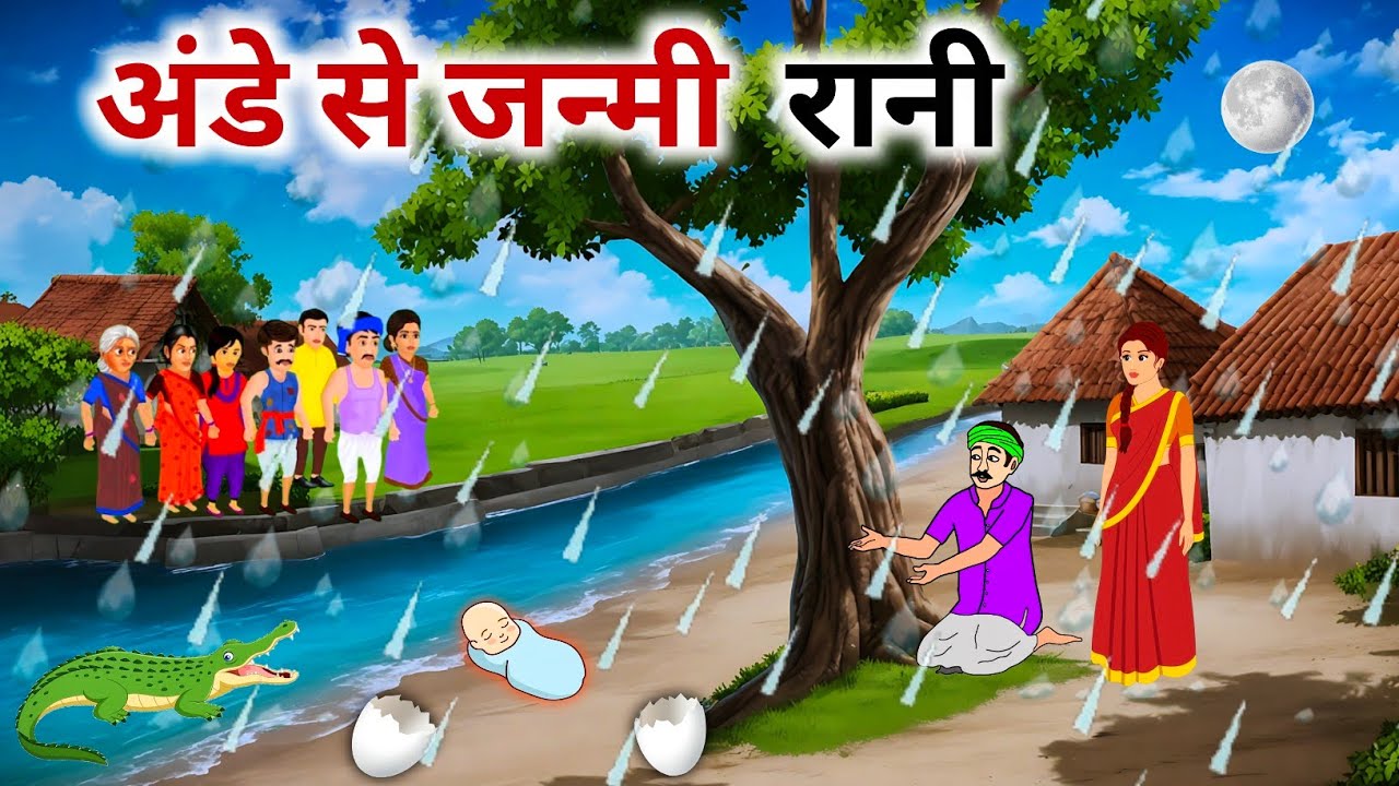 नीला पक्षी के अंडे से जन्मी रानी | Neela pakshi ke Ande Se Janmi Rani | Hindi Kahani | Moral Stories