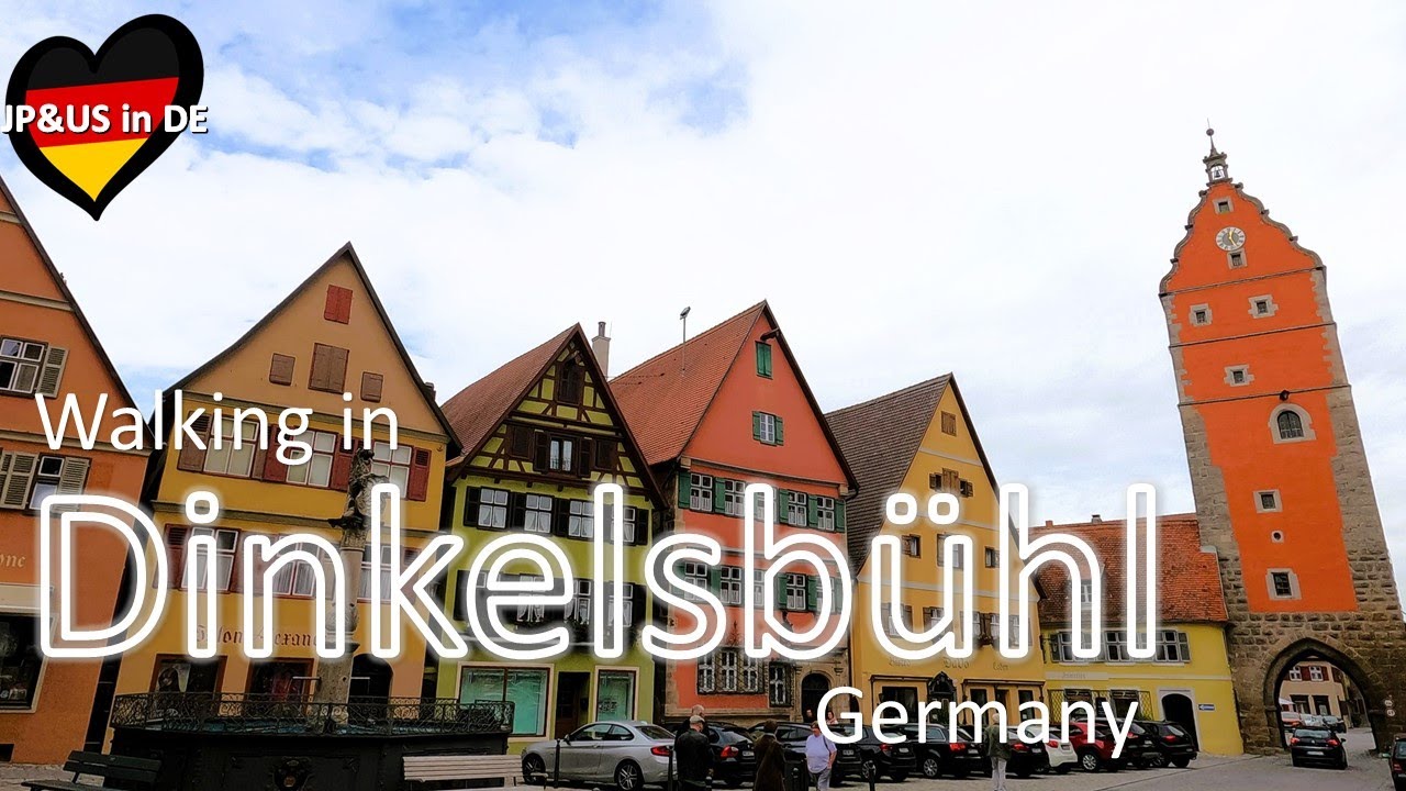 【Dinkelsbühl】🇩🇪Walking in Dinkelsbühl Germany / Walking Tour / Romantic Road