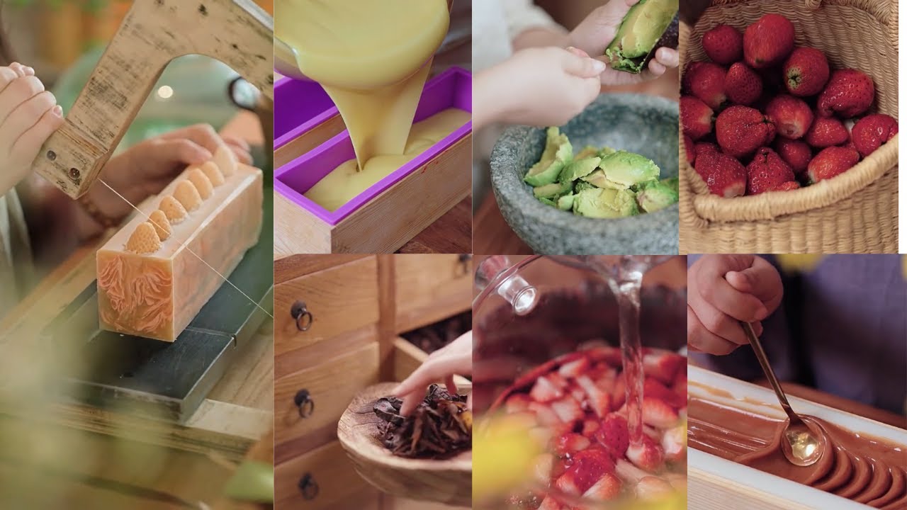 [抖音] Làm xà phòng tự nhiên | Making natural soap [#76]