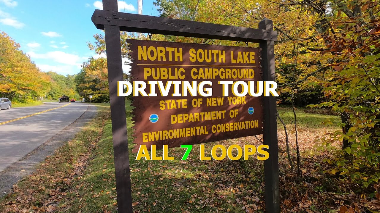 North South Lake Campground Driving (SiteTour) all seven campsite loops and both day use areas 2023.