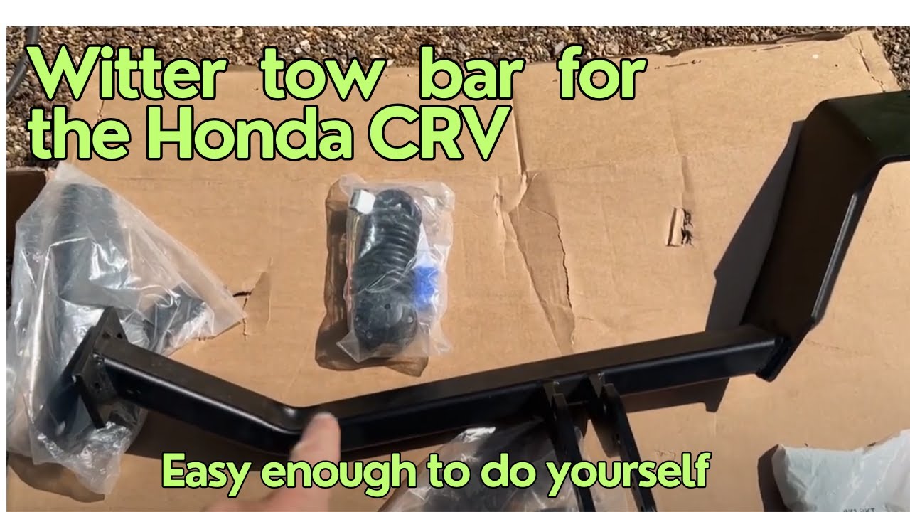 Honda CRV - Fitting a Witter Tow Bar