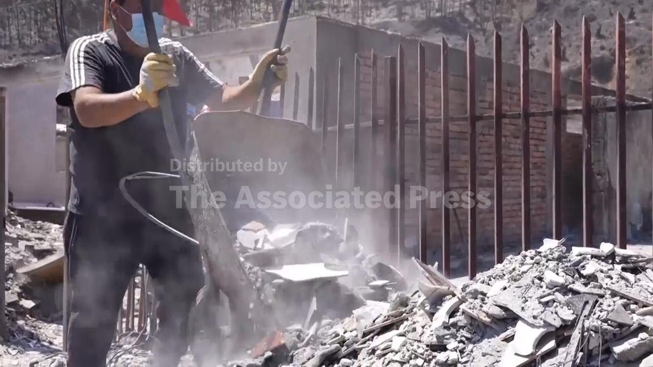 Lirquen town in Chile starts assessing damages after fire