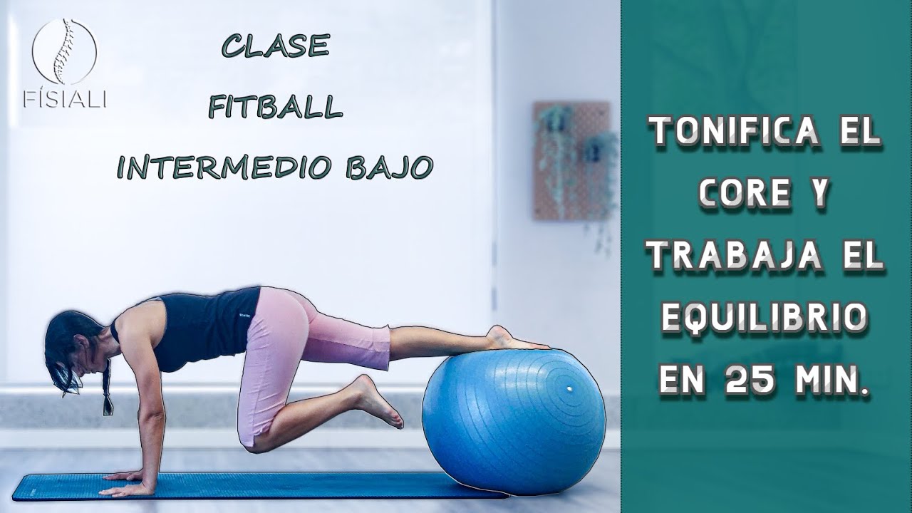 Pilates con Alicia - Clase Pelota Fitball Nivel Intermedio Bajo