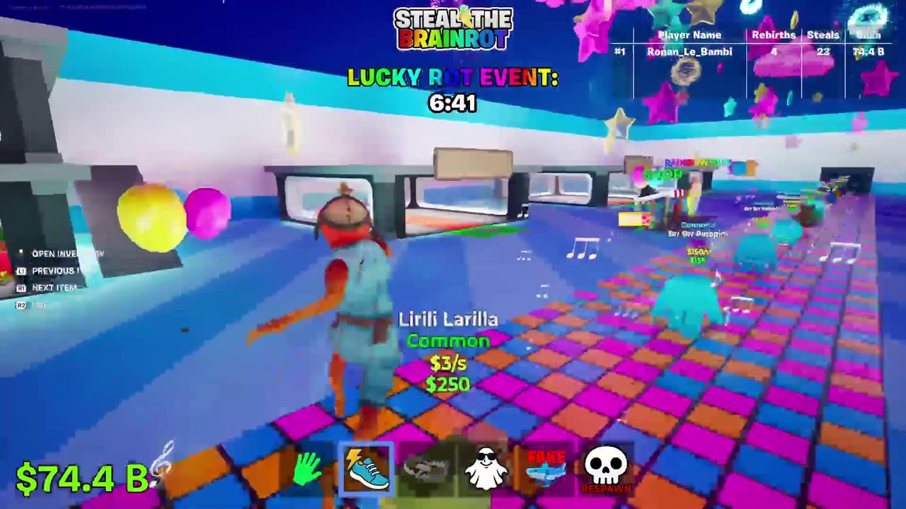 Fortnite Steal a brainrot