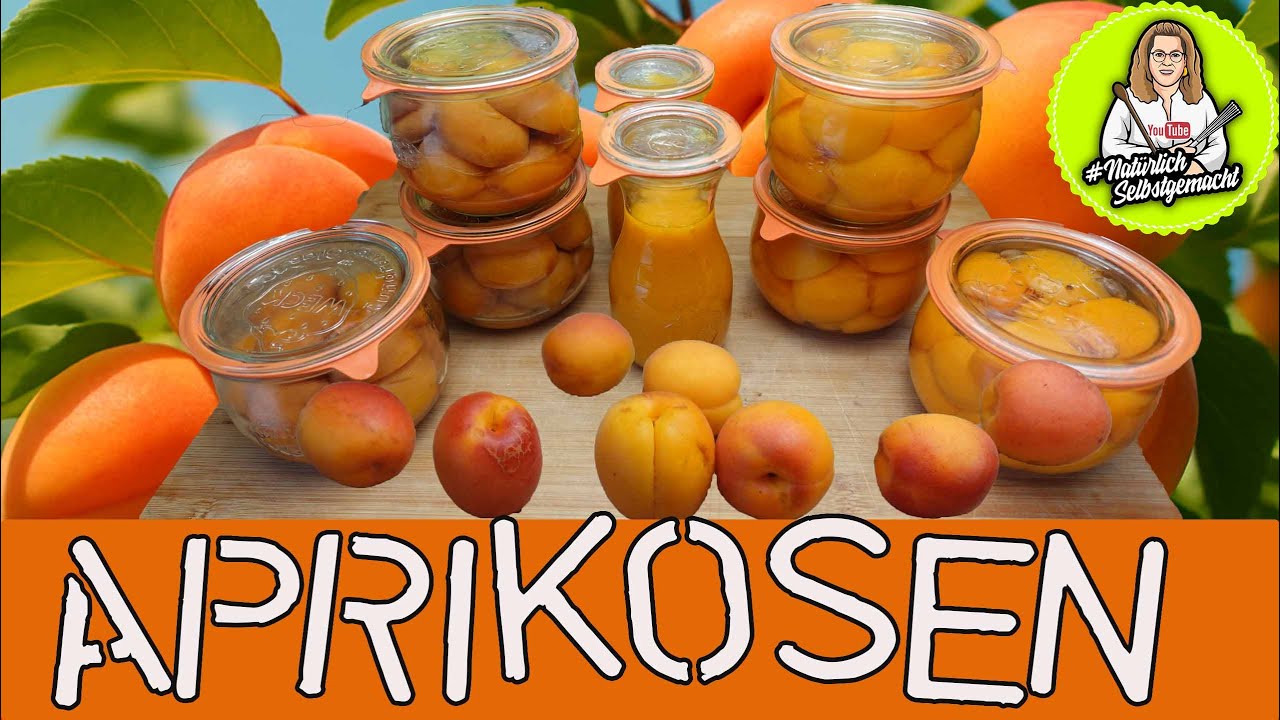 Aprikosen einkochen, mit und ohne Zucker