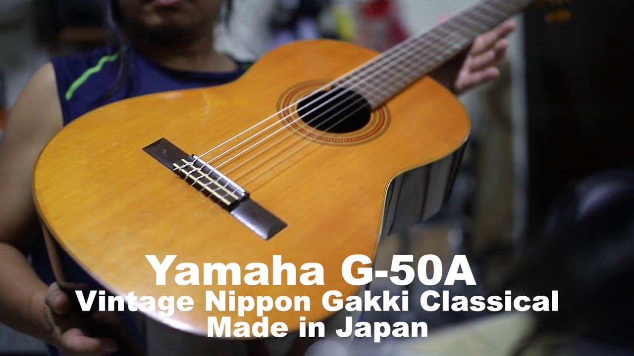1970 Yamaha G-50A Vintage Nippon Gakki Classical Acoustic Guitar