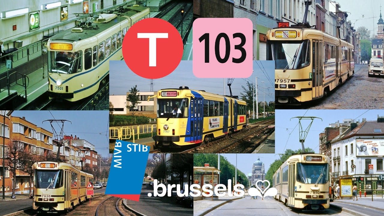 LIGNE : Tram 103 De La STIB