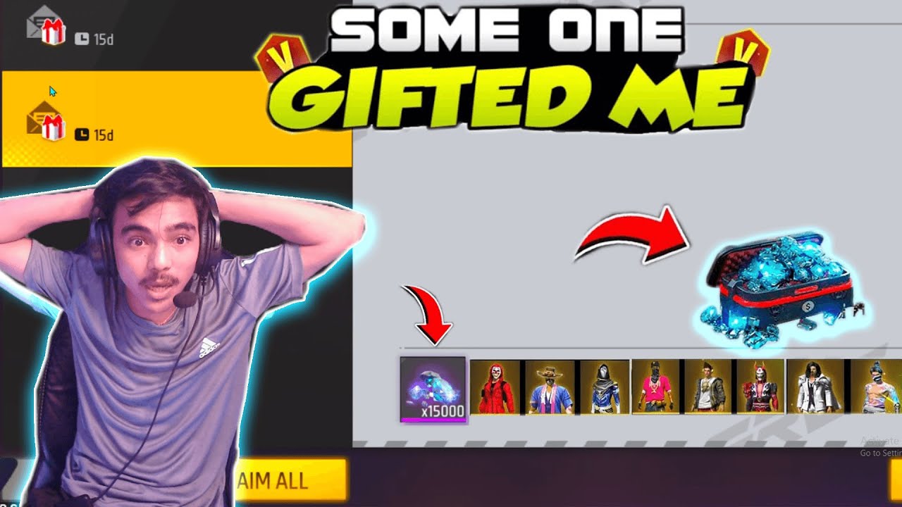 1ST TIME I GOT GIFT FROM GARENA😱 UNLIMITED DAIMONDS AND CUSTOM😱
