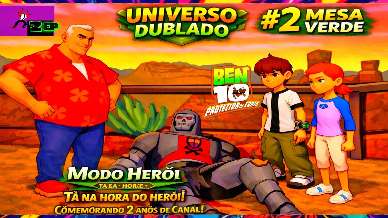 BEN 10 PROTETOR DA TERRA NO PS2 - A SÉRIE!!! 1ª TEMPORADA GAMEPLAY EPISÓDIO 2 | MESA VERDE