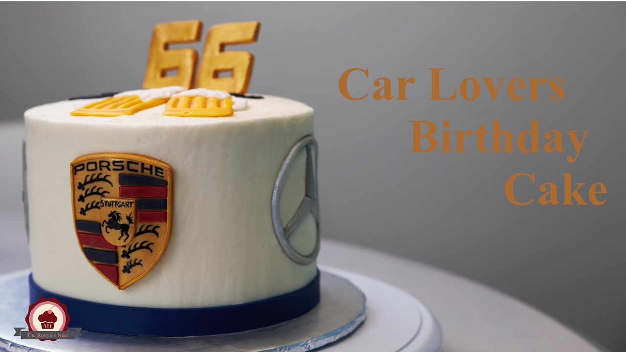 Car Logo Birthday Cake Tutorial