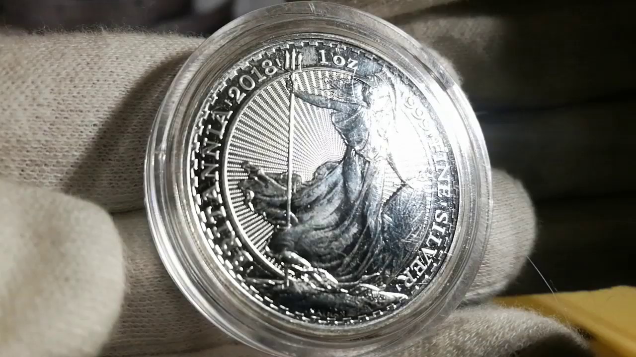 -- 2018 Great Britain Britannia One Ounce 999 Fine Silver Coin ---