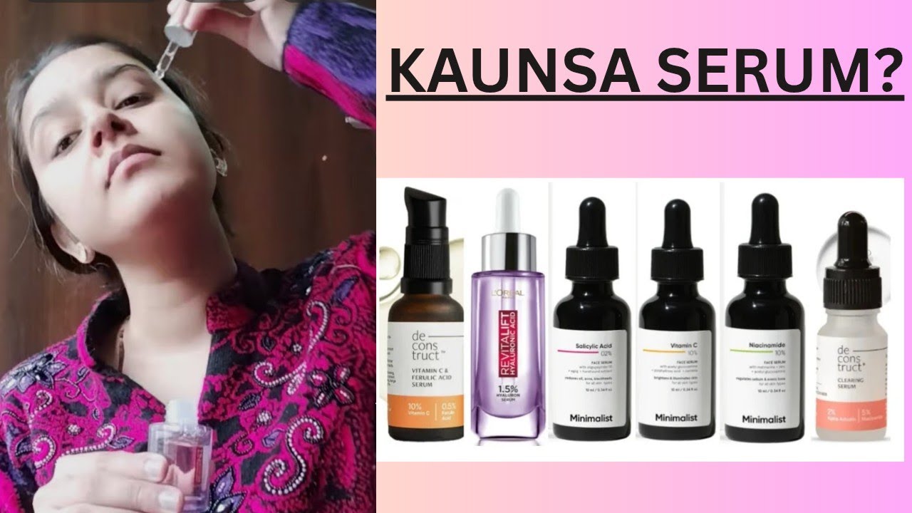 Serum Guide | Kaunsa Serum Kya Kaam Karta Hai? | Skin Type Wise ✨ #skincare #faceserumreview