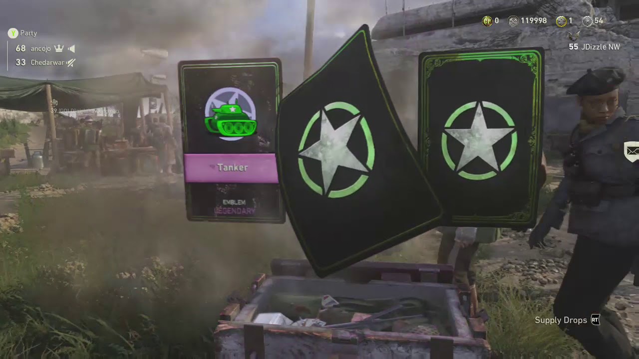 COD WWII 100 Resistance supply drops