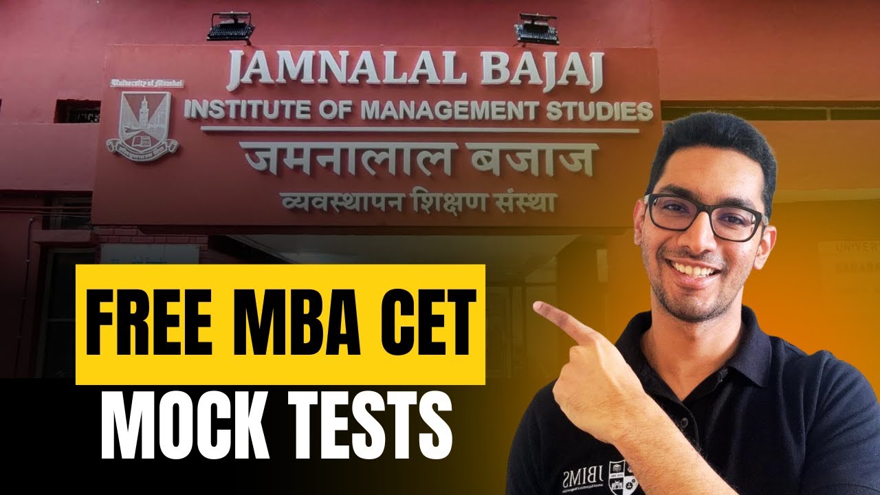 Free CET Mocks & PYQs for JBIMS | Don&rsquo;t Miss This