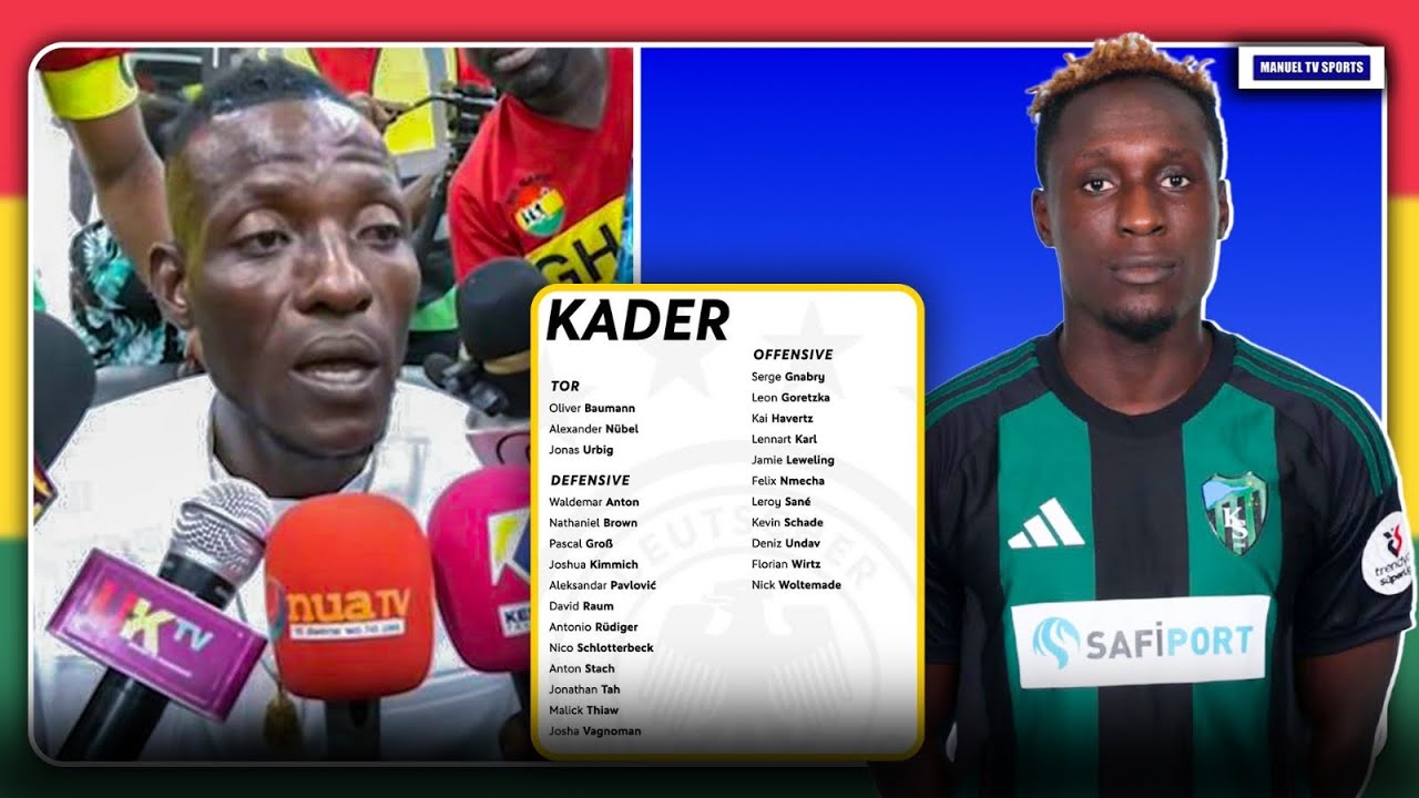 🇬🇭GERMANY COACH NAMES 26 MAN SQUAD FOR GHANA CLASH-CROATIA SENDS STRONG MESSAGE-NEW DF SPEAKS & MORE