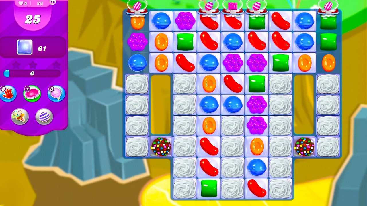 Геймплей Candy Crush Saga на Android - Старая версия - Часть 1