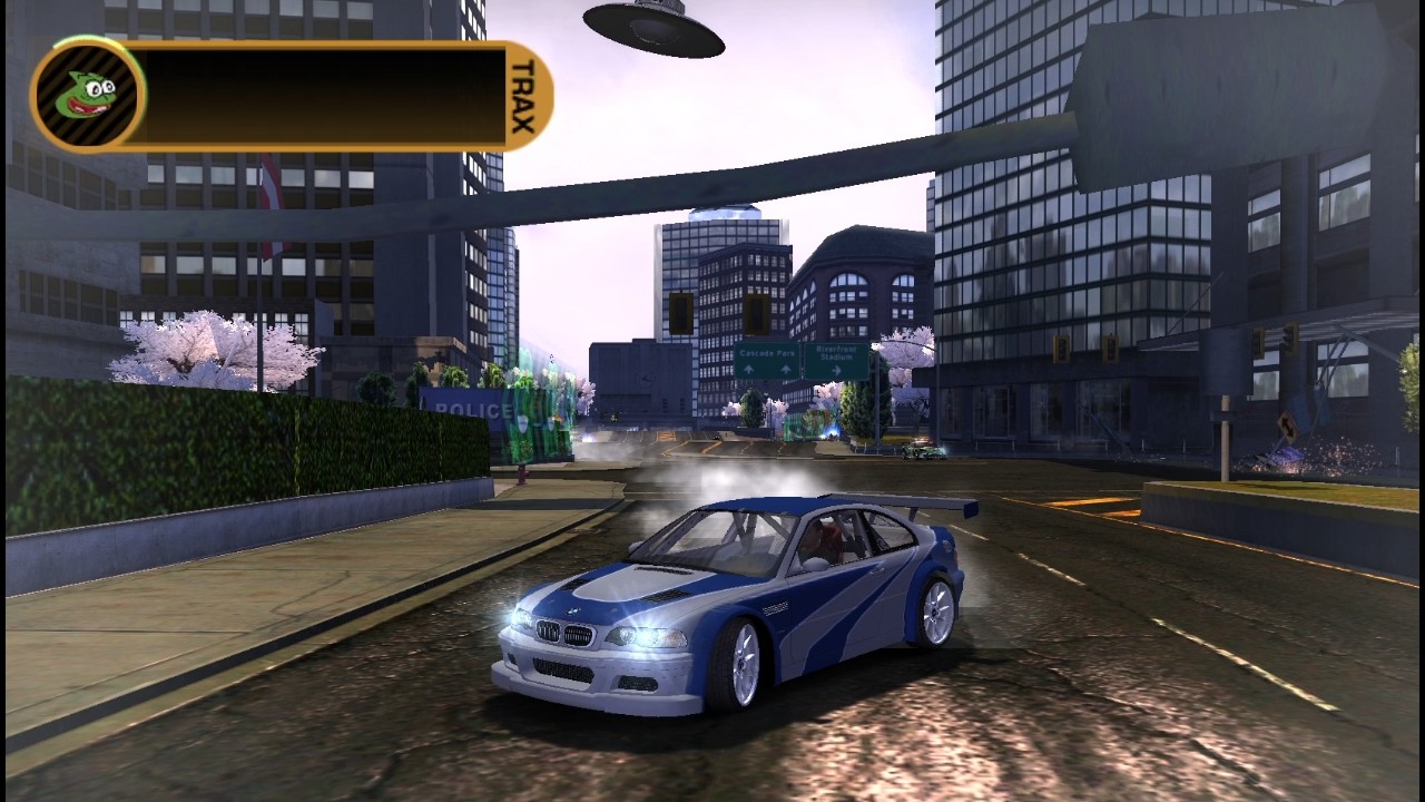 The M3 GTR is broken in nfs most wanted pepega edition