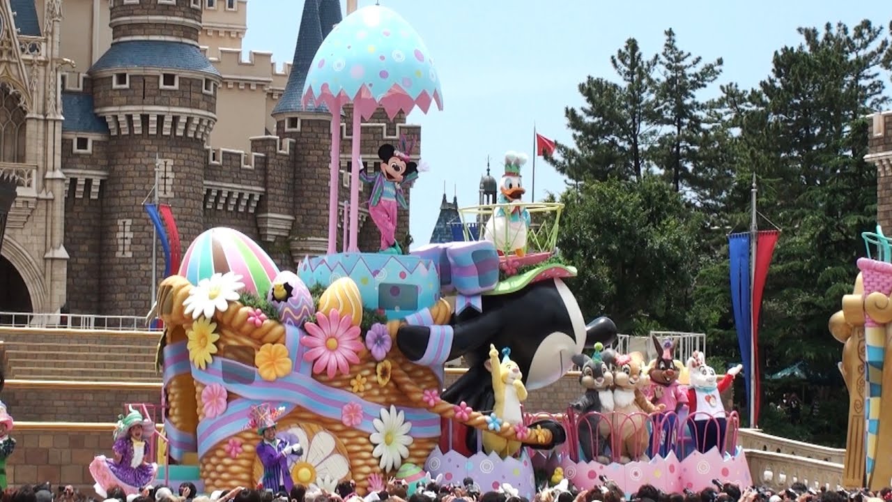 （最終日最終回）【TDL】ディズニー・イースターワンダーランド（2nd城前）2012/06/30