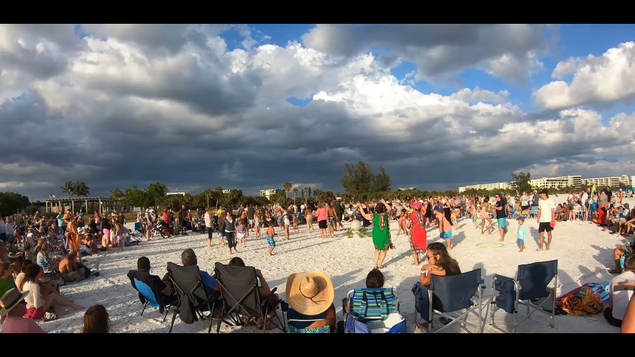Drum Circle at Siesta Key Beach -  4/23/23