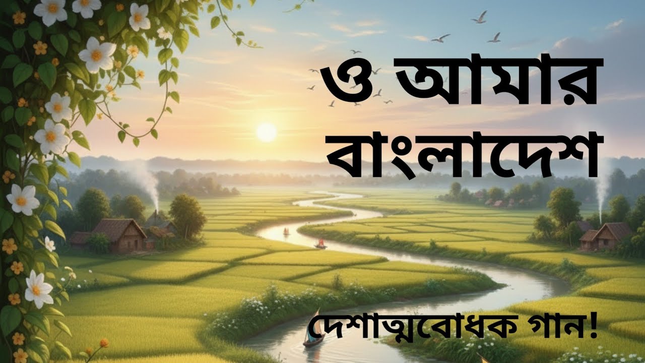 O Amar Bangladesh | ও আমার বাংলাদেশ | দেশাত্মবোধক গান | A Bangla Poem of Nature & Patriotism 2025