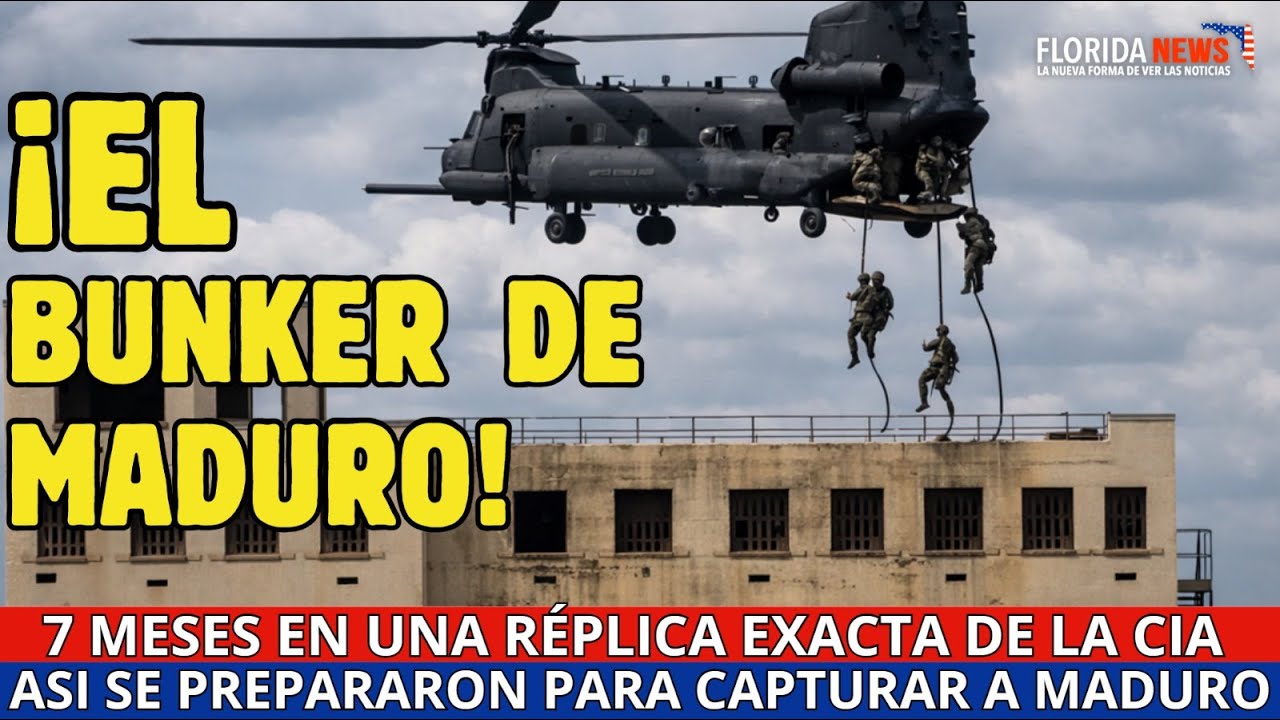 El BÚNKER de MADURO: así fue el ENTRENAMIENTO SECRETO de DELTA FORCE en  RÉPLICA EXACTA