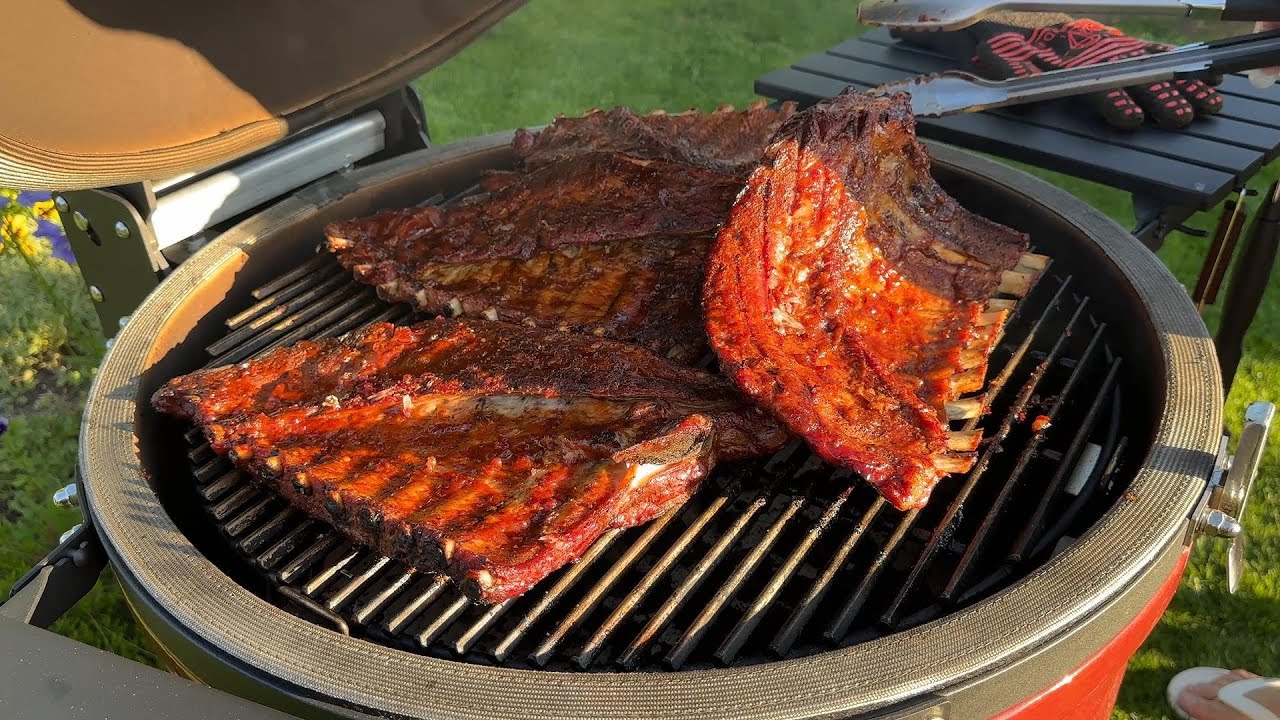 Рецепт свиных ребрышек BBQ на керамическом гриле камадо Diamond Egg Dream