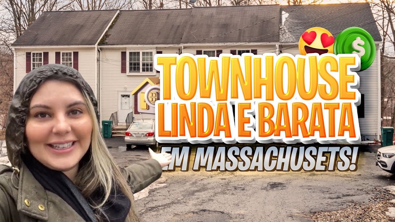 TOWNHOUSE LINDA E BARATA EM MASSACHUSETTS!