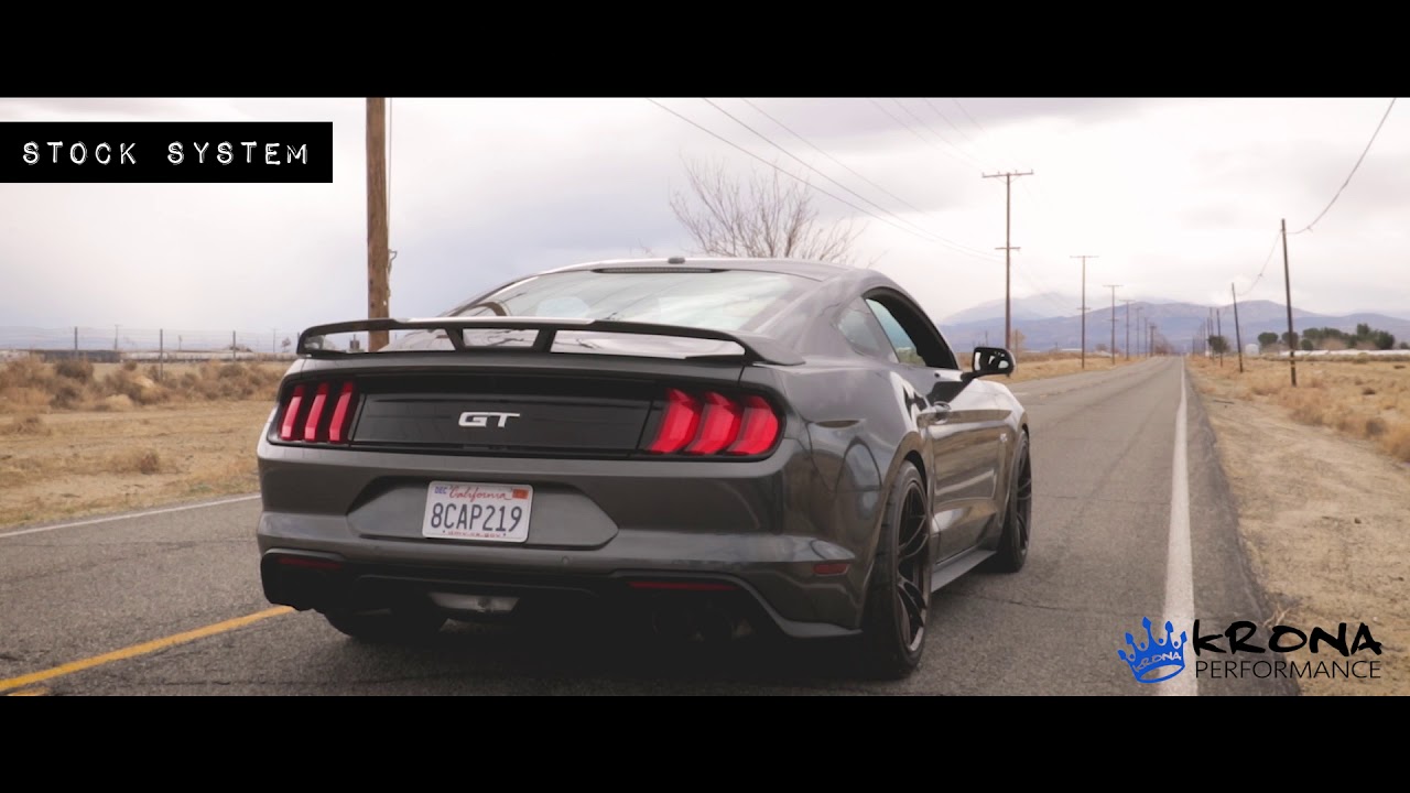 2018 Ford Mustang GT Exhaust by Krona Performance