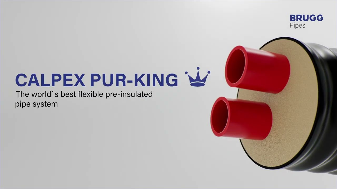 CALPEX PUR-KING PEX district heating pipe system