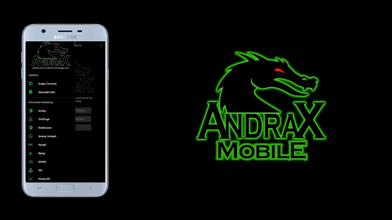 Установите версию ANDRAX-Mobile на свое устройство ANDROID