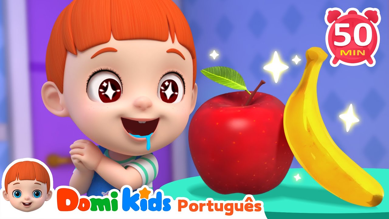 Melhores Canções Infantis 🎶 | Maçãs e Bananas | Rimas Infantis | Domi Kids