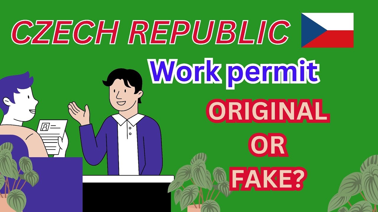 Czech republic വർക്ക്‌ പെർമിറ്റ്‌ ഒറിജിനൽ ആണോ അധോ??Czech republic work permit original or fake 🇨🇿🇪🇺