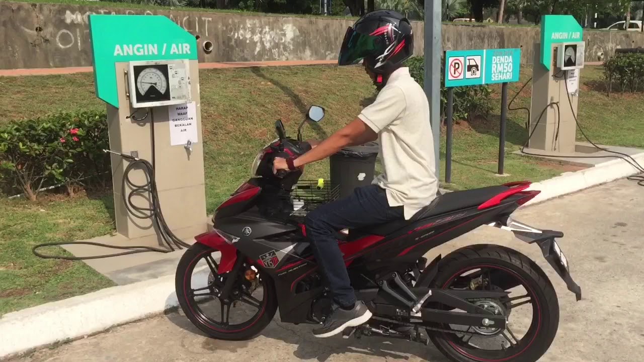 (Tutorial) How to fill motorcycle tyre pressure