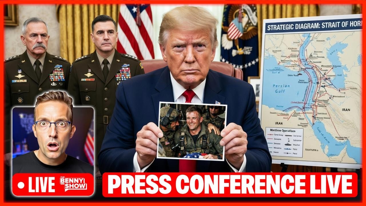 🚨BIG: Trump Speaking LIVE Right Now At EMERGENCY Military Press Conference | MIRACLE Rescue in Iran