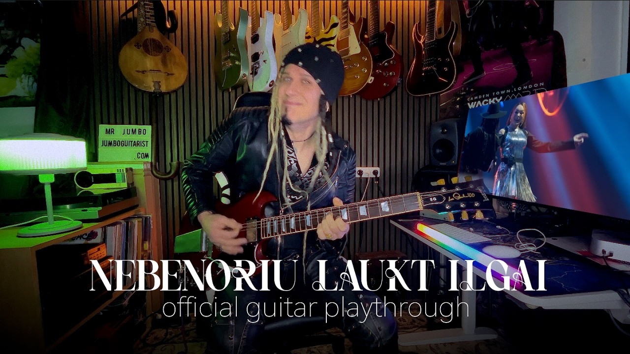 NEBENORIU LAUKT ILGAI - Džordana Butkutė // OFFICIAL GUITAR PLAYTHROUGH