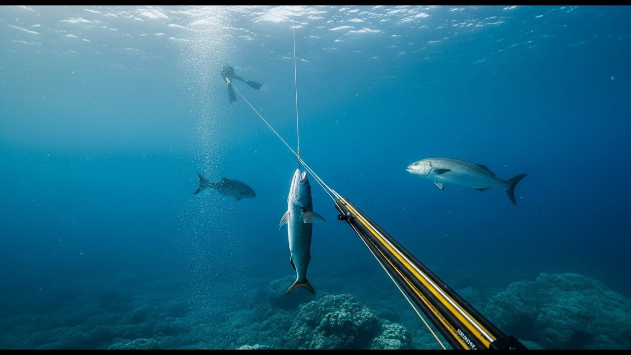 NIGHT SPEARFISHING GONE INSANE 😱 | Monster Fish Hunting in Total Darkness