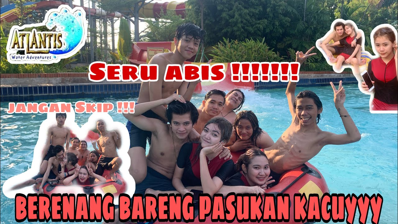 berenang bareng di atlantis water adventures... seru abis guys, wajib datang kesini !!!!