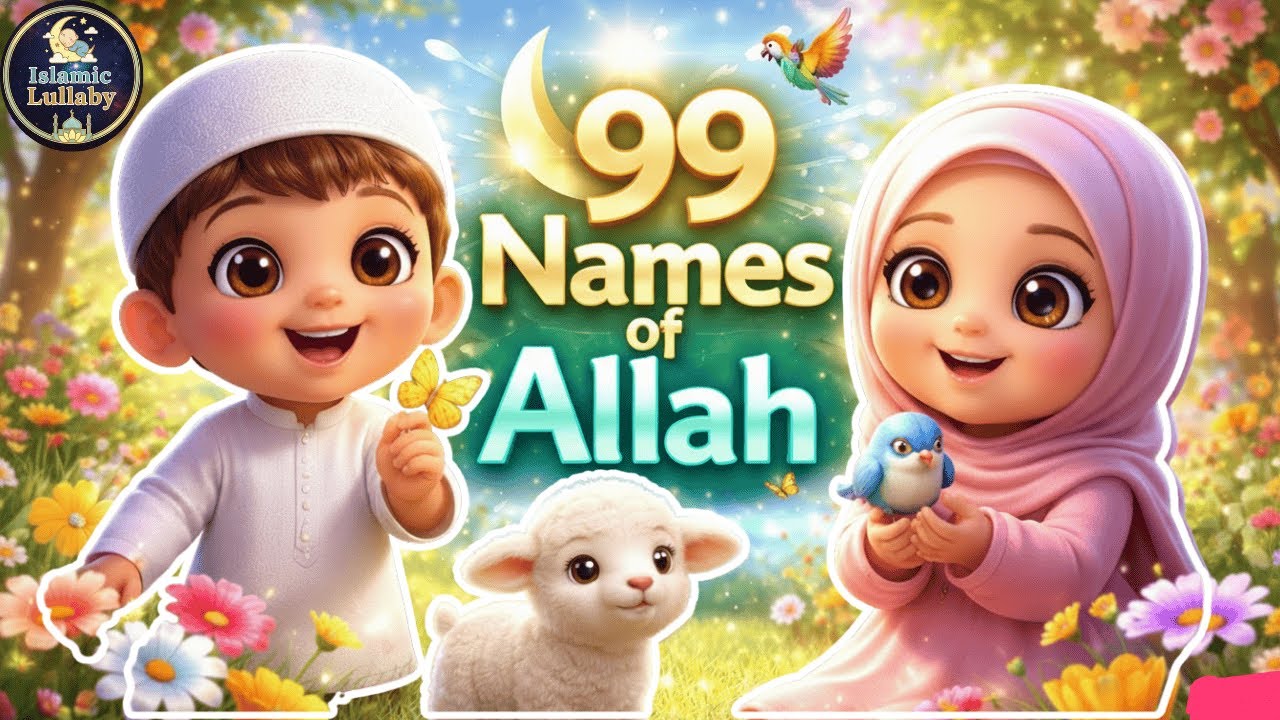 99 Names of Allah – Asma Ul Husna Song for Kids | 3 MIN Calm Nasheed (أسماء الله الحسنى)