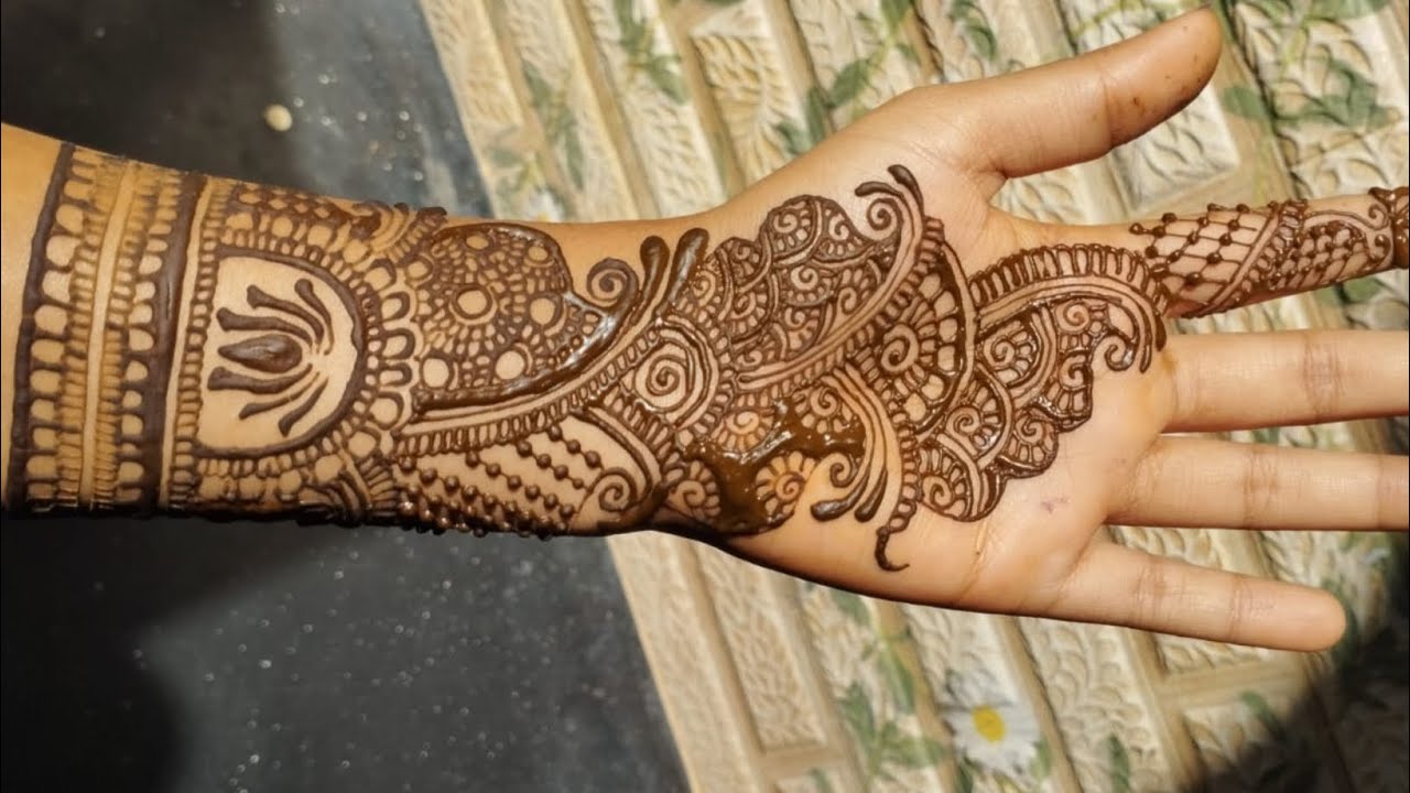 🌷🌿🪷Long hand beautiful mehndi design 🌷🌿🪷#mehndi #henna #trending #viral #explore #mehdi by khushi🪷🌿🌷