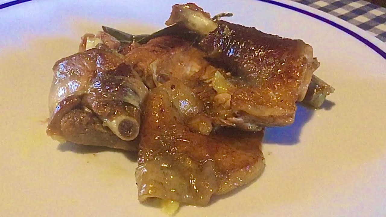 faraona in tegame o gallina del Faraone [2K] (videoricetta n. 1281)