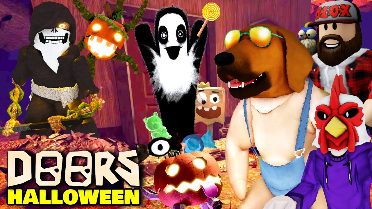 Poszliśmy ZBIERAĆ CUKIERKI w ROBLOX DOORS! *Edycja Halloween* 😲