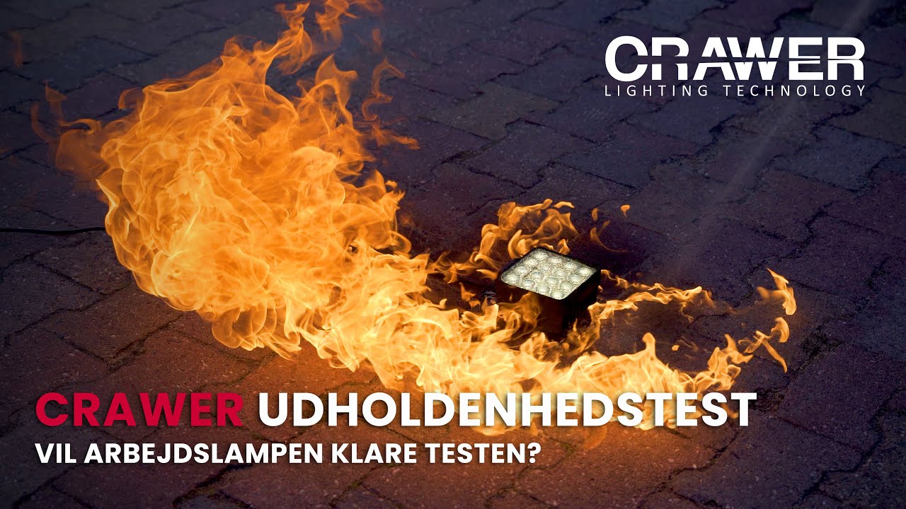 CRAWER udholdenhedstest - Vil arbejdslampen klare testen? | AgroLED.dk